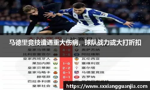 马德里竞技遭遇重大伤病，球队战力或大打折扣